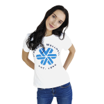 Siberian Wellness T-shirt for women (color: white, size: M) 107017