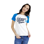 Siberian Super Team T-shirt for women (color: white, size: S) 107014